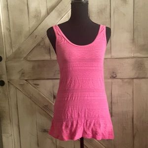 Large Pink patterned tank top.
